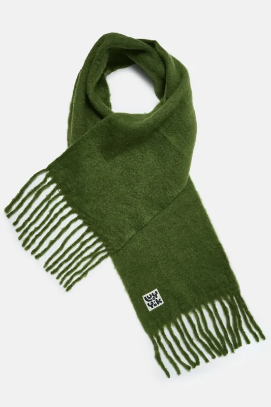 Rowan - Super Soft Scarf in Highland Green sold by Lucy & Yak