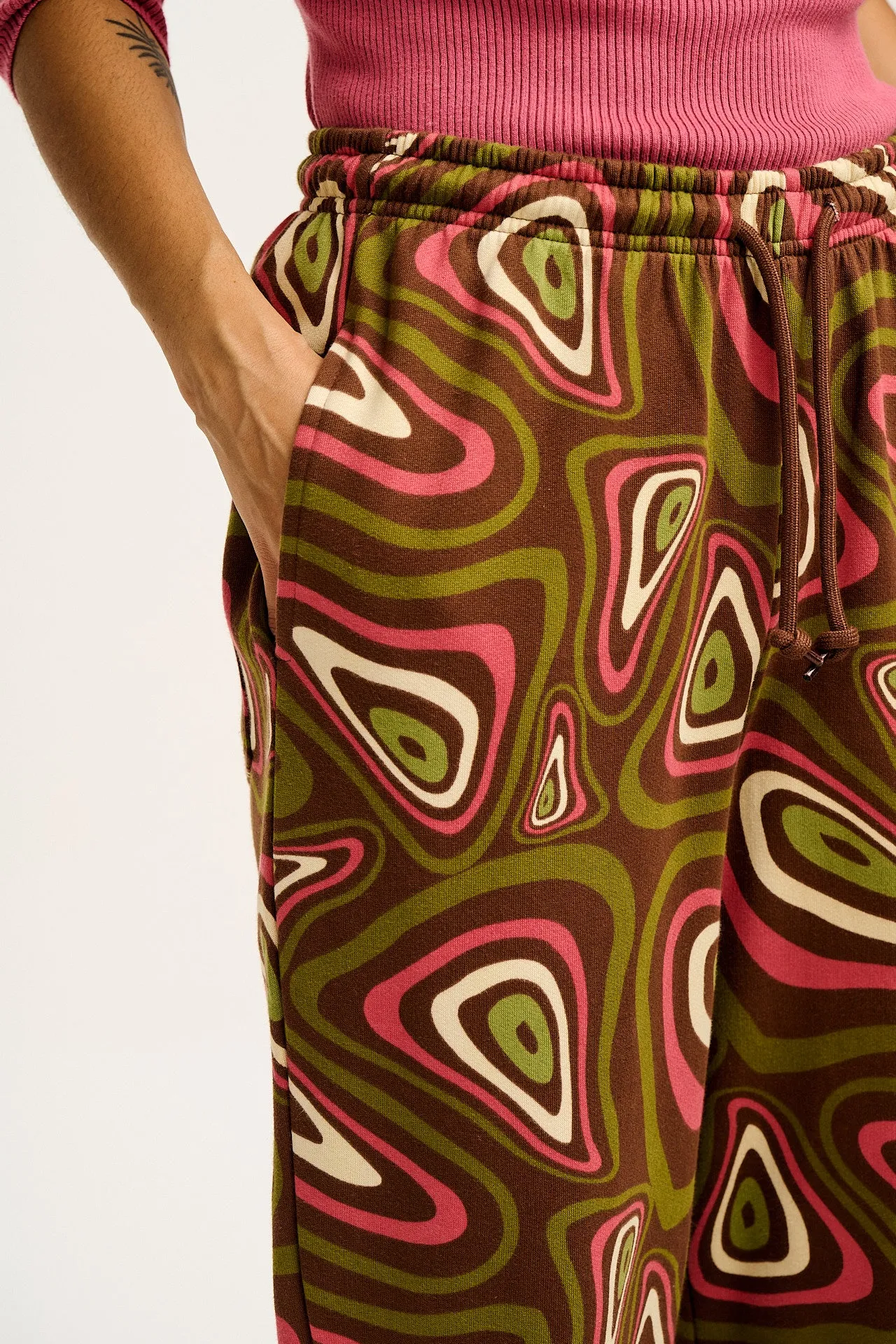 Jamie - Joggers in Brown Yosemite Print sold by Lucy & Yak product image thumbnail 2