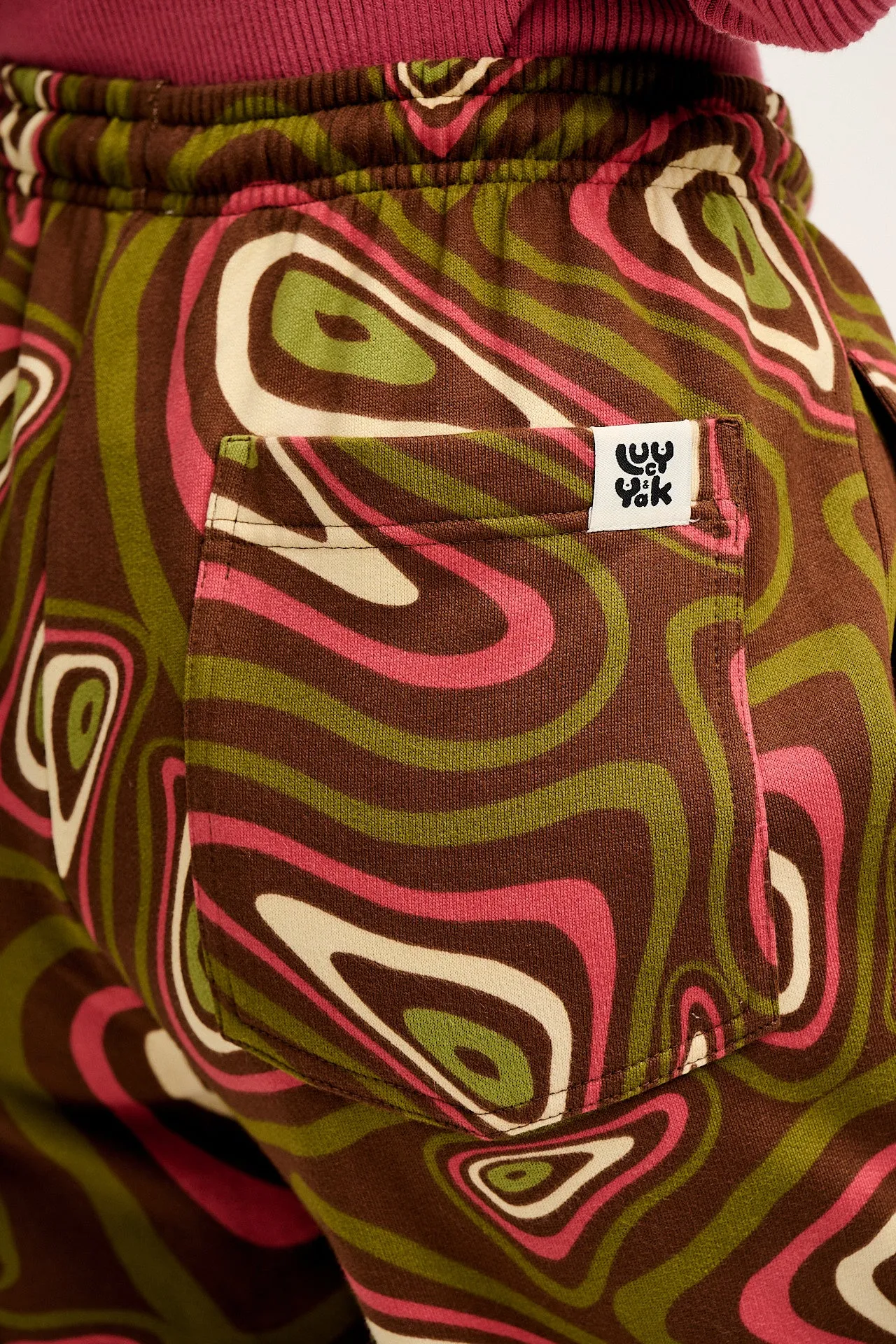 Jamie - Joggers in Brown Yosemite Print sold by Lucy & Yak product image thumbnail 5