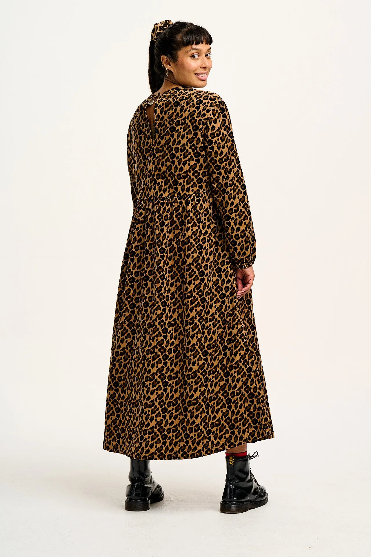 Maeve - Midi Dress in Leopard Print sold by Lucy & Yak product image thumbnail 4