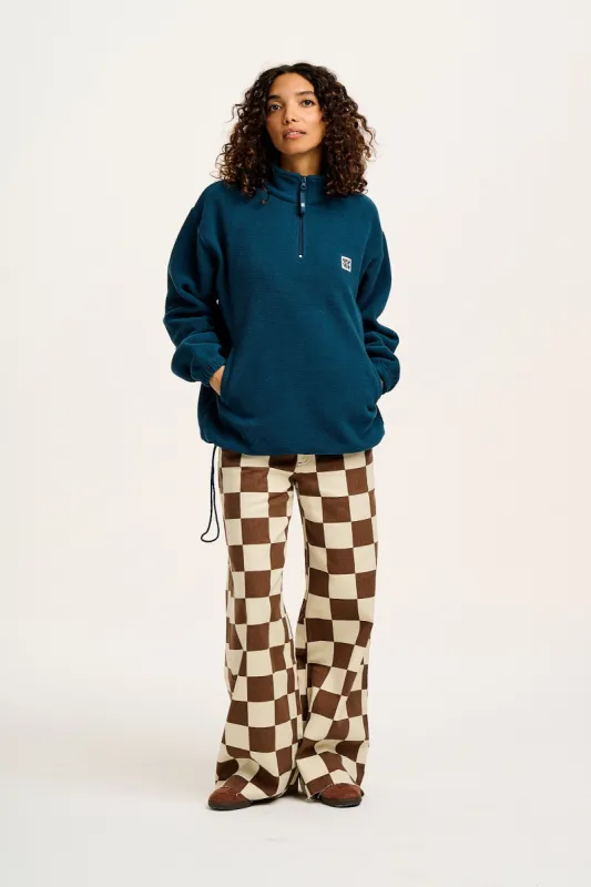 Stevie - Soft Polar Fleece in Twilight Blue sold by Lucy & Yak