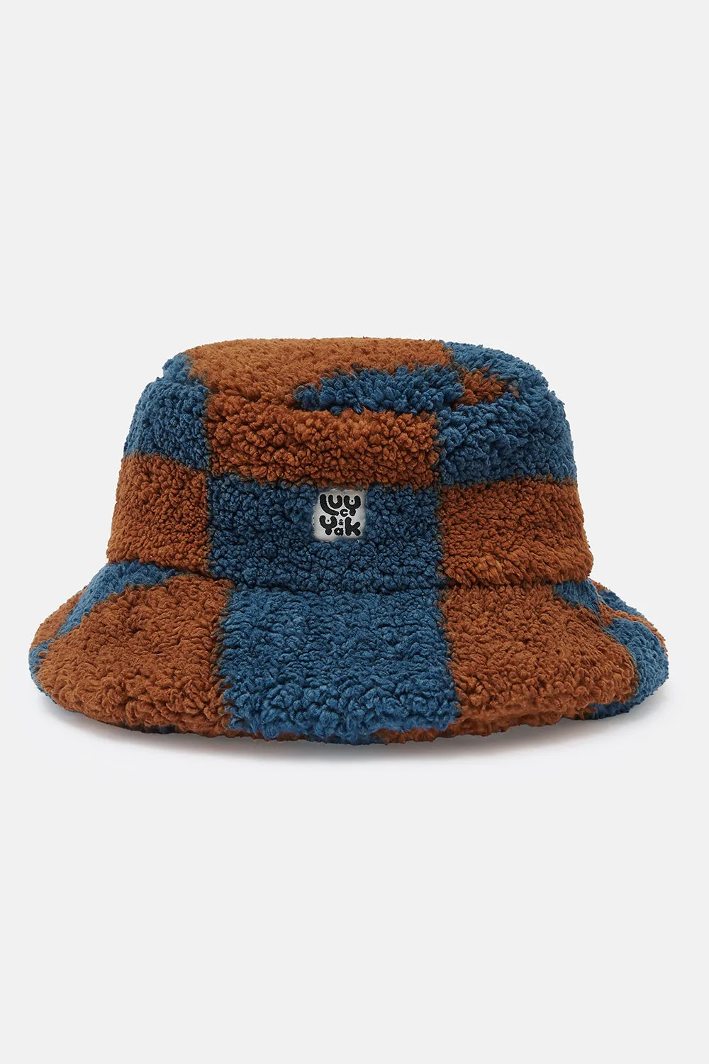 Travis - Borg Fleece Bucket Hat in Chester Check Print sold by Lucy & Yak product image thumbnail 3