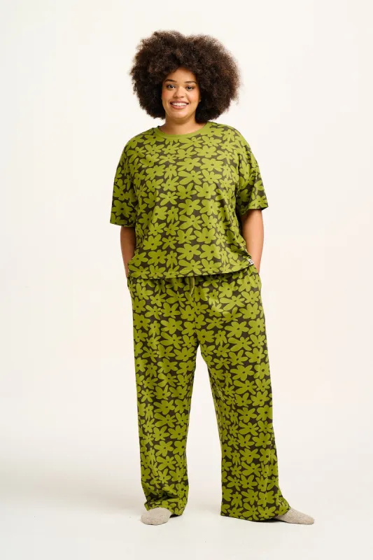 Sabrina - Soft Pyjamas in Bubble Floral Print sold by Lucy & Yak
