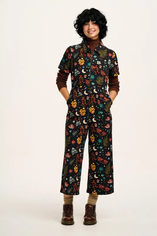 L.E. Ragan - Cotton Jumpsuit in Artist Print by Bojana sold by Lucy & Yak