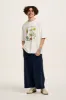 L.E. Benny - Oversized Cotton Tee in Artist Print by Bojana sold by Lucy & Yak