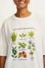 L.E. Benny - Oversized Cotton Tee in Artist Print by Bojana sold by Lucy & Yak