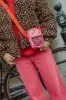 Brady - Cotton Crossbody Bag in Pink Heart Cupid Print sold by Lucy & Yak