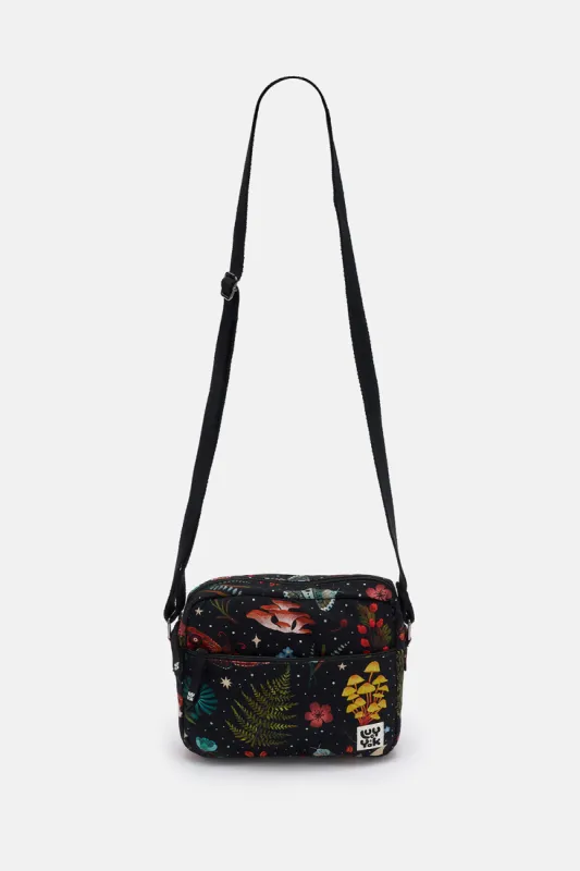 L.E. Dara - Crossbody Canvas Bag in Artist Print by Bojana sold by Lucy & Yak