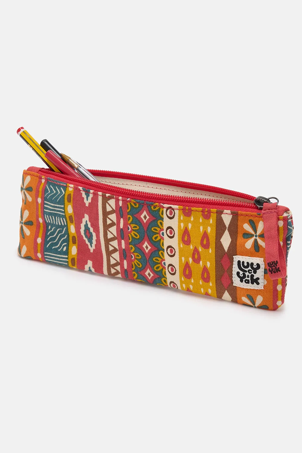 L.E. Pierra - Pencil Case Pouch in Artist Print by Chaaya Prabhat sold by Lucy & Yak product image thumbnail 2