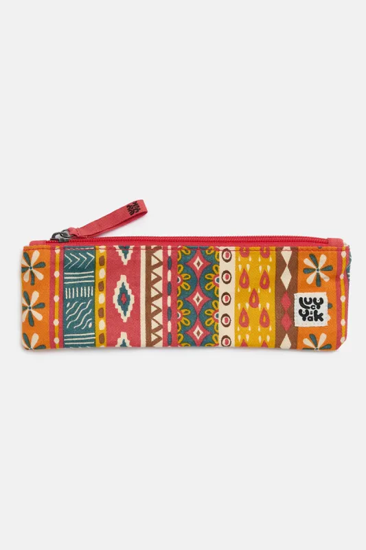 L.E. Pierra - Pencil Case Pouch in Artist Print by Chaaya Prabhat sold by Lucy & Yak