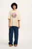 L.E. Benny - Oversized Cotton Tee in Artist Print by Rohan Dahotre sold by Lucy & Yak