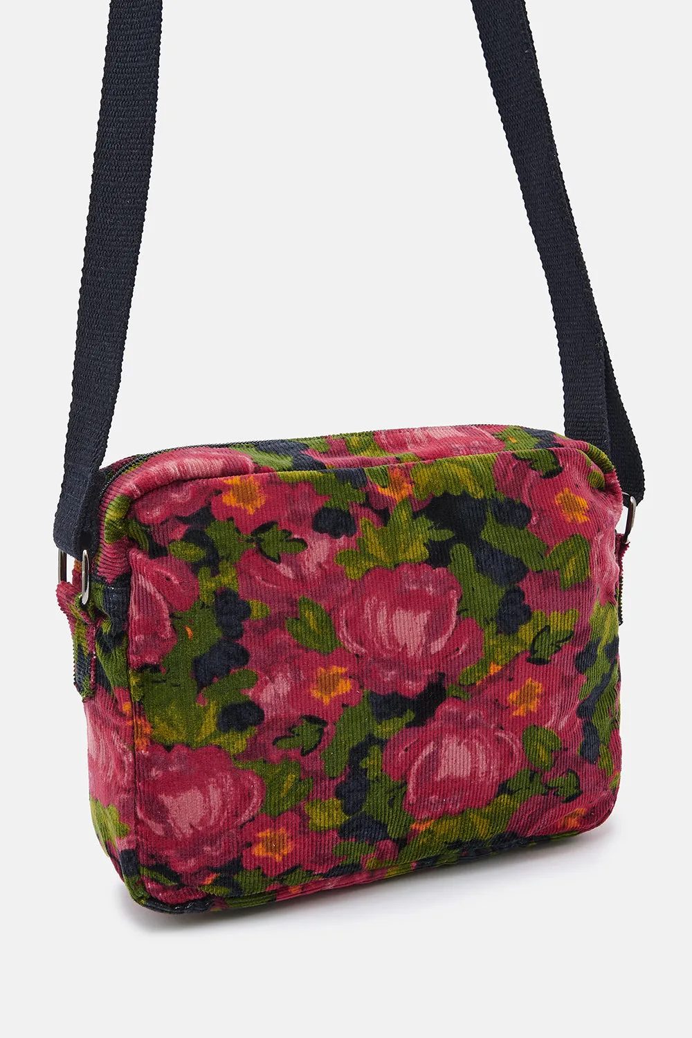 Dara - Crossbody Corduroy Bag in Rosetta Print sold by Lucy & Yak product image thumbnail 3