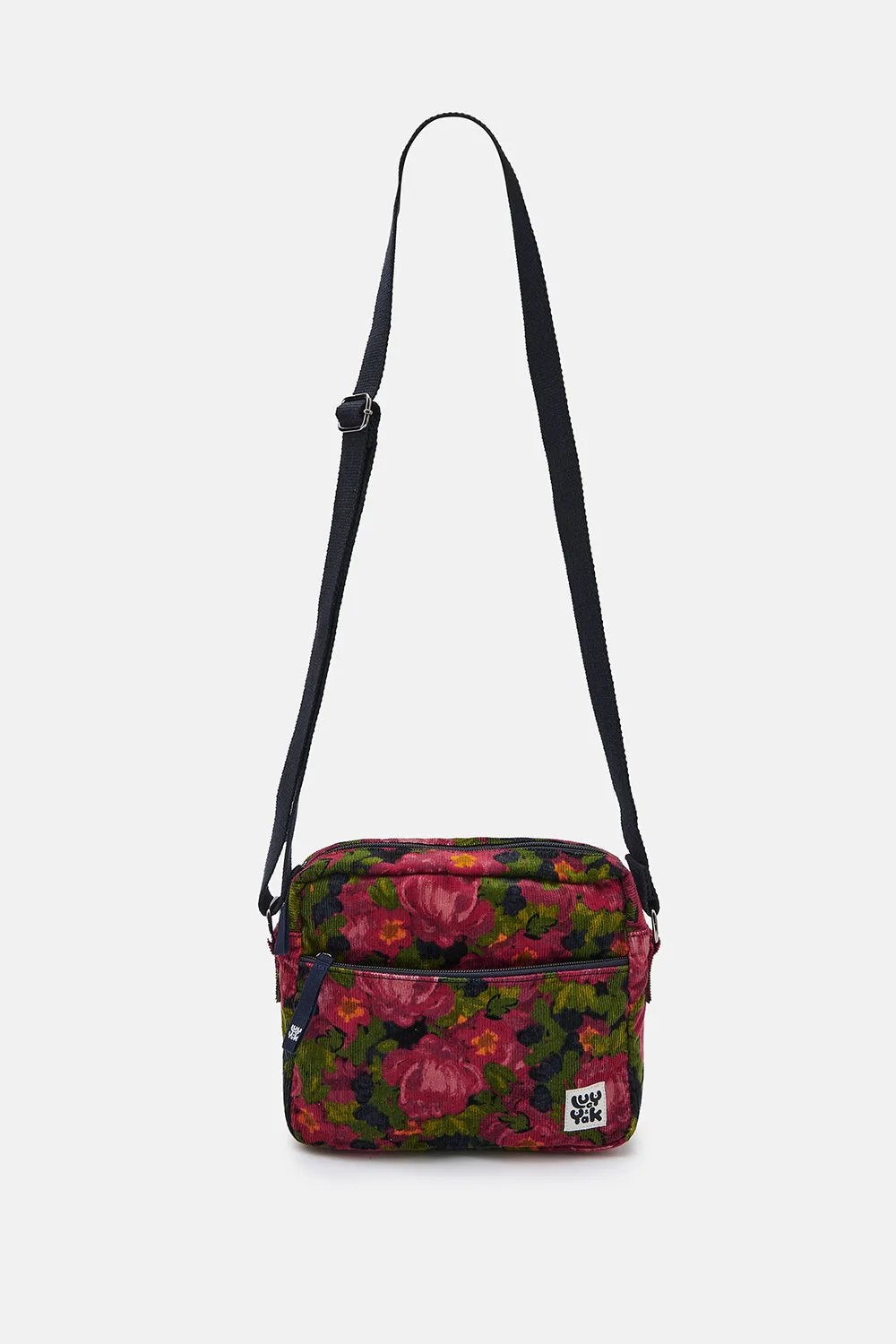 Dara - Crossbody Corduroy Bag in Rosetta Print sold by Lucy & Yak product image thumbnail 2
