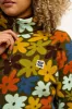 Blake - Cropped Polar Fleece in Bubble Floral Print sold by Lucy & Yak