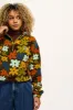 Blake - Cropped Polar Fleece in Bubble Floral Print sold by Lucy & Yak