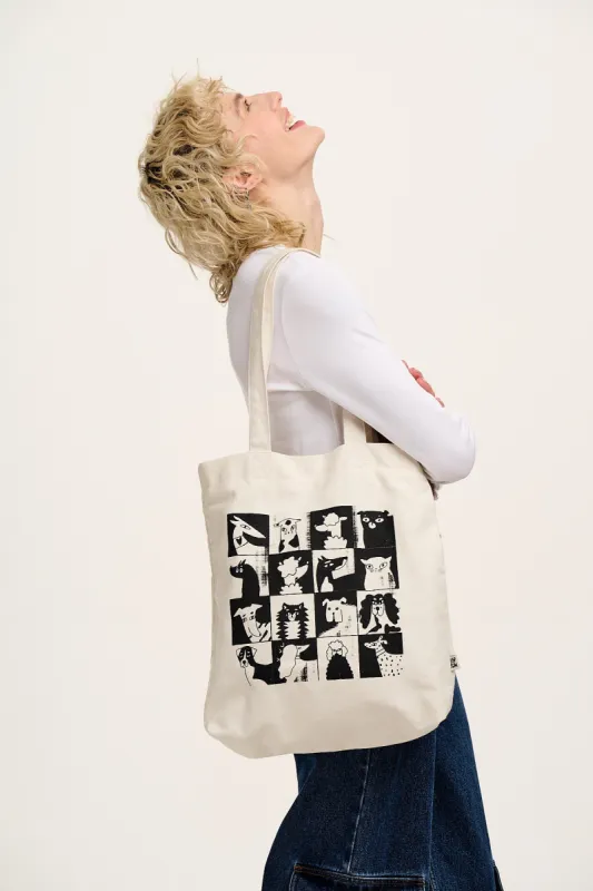 L.E. Felix - Cotton Tote Bag in Artist Print by Enikö Eged sold by Lucy & Yak