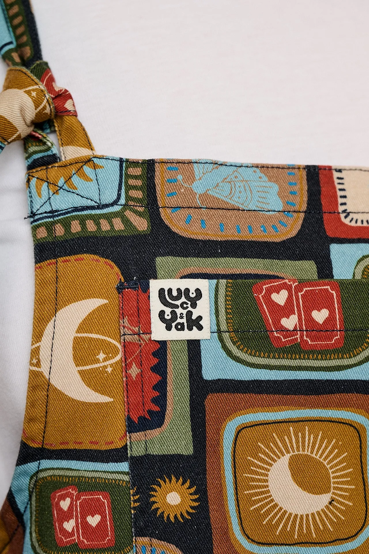 Mini Pini - Cotton Dress in Navy Nova Print sold by Lucy & Yak product image thumbnail 2