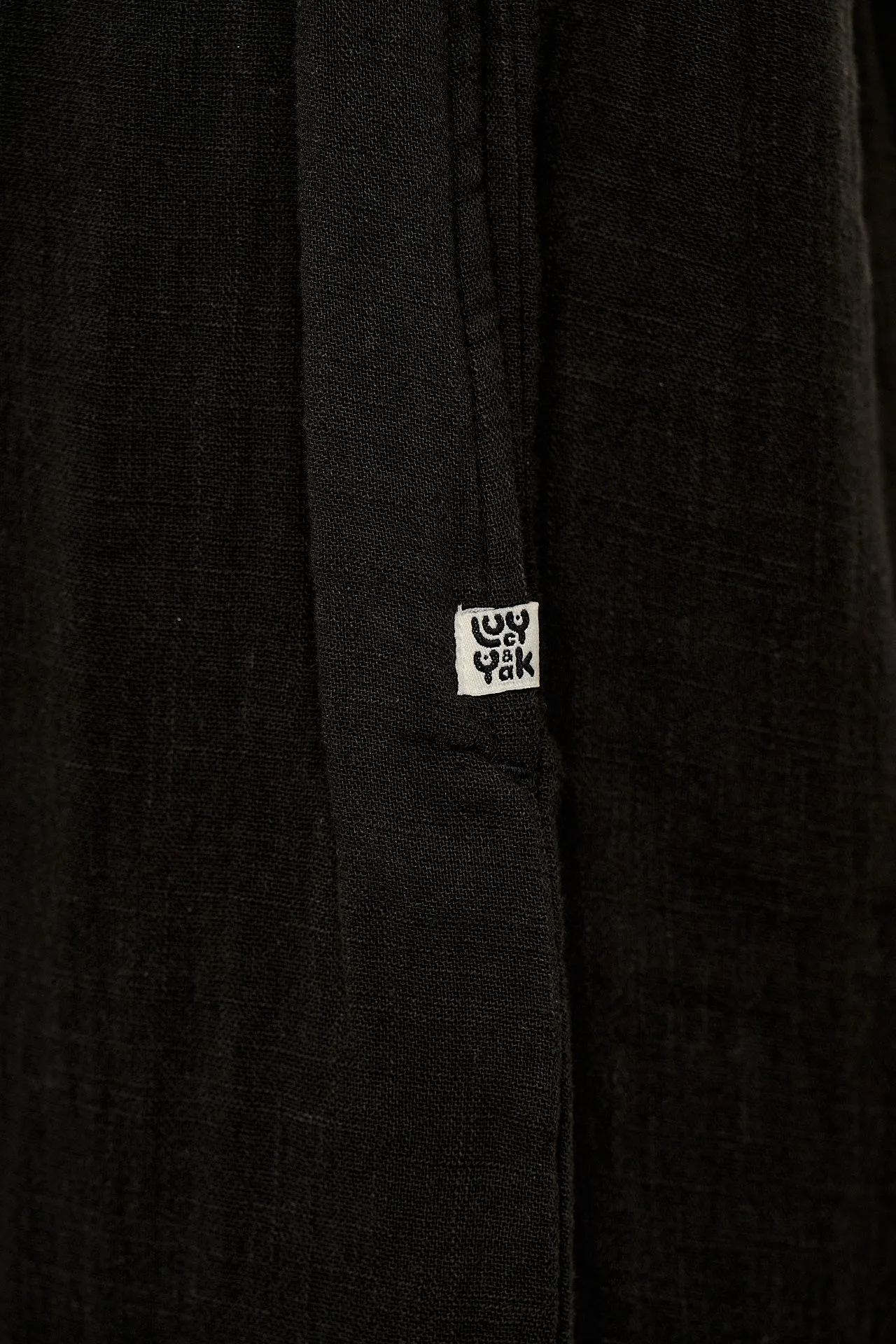 Bellamy - Wide Leg Cotton Jumpsuit in Black sold by Lucy & Yak product image thumbnail 3