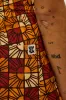 Charlie - Cotton Shorts in Ecru & Orange Kiara Print sold by Lucy & Yak