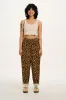 Alexa - Cotton Trousers in Leopard Print sold by Lucy & Yak