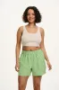 Jessie - Cotton Shorts in Green Bonitto Gingham sold by Lucy & Yak
