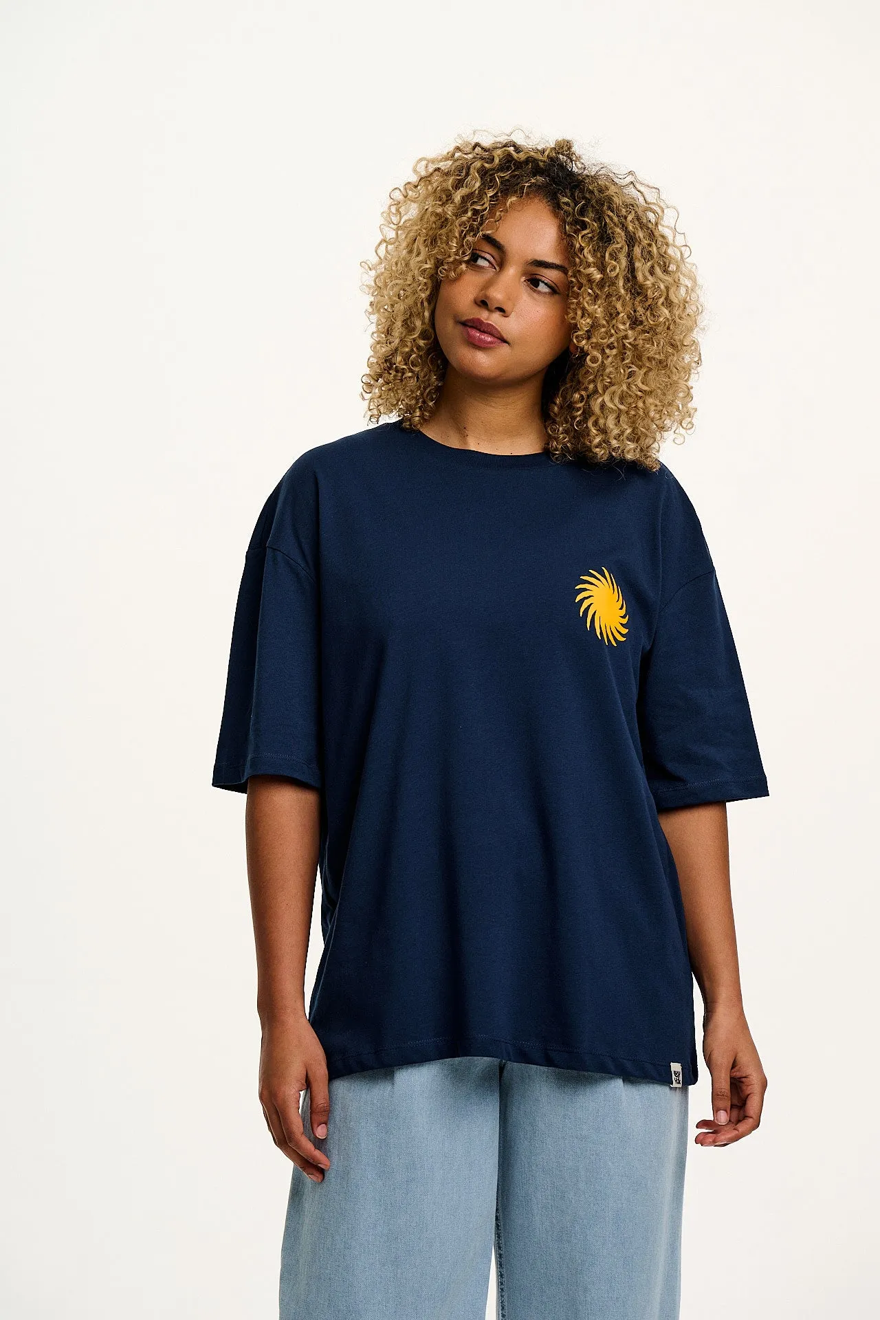 L.E. Benny - Oversized Tee in Artist Print by Nick Liefhebber sold by Lucy & Yak product image thumbnail 2