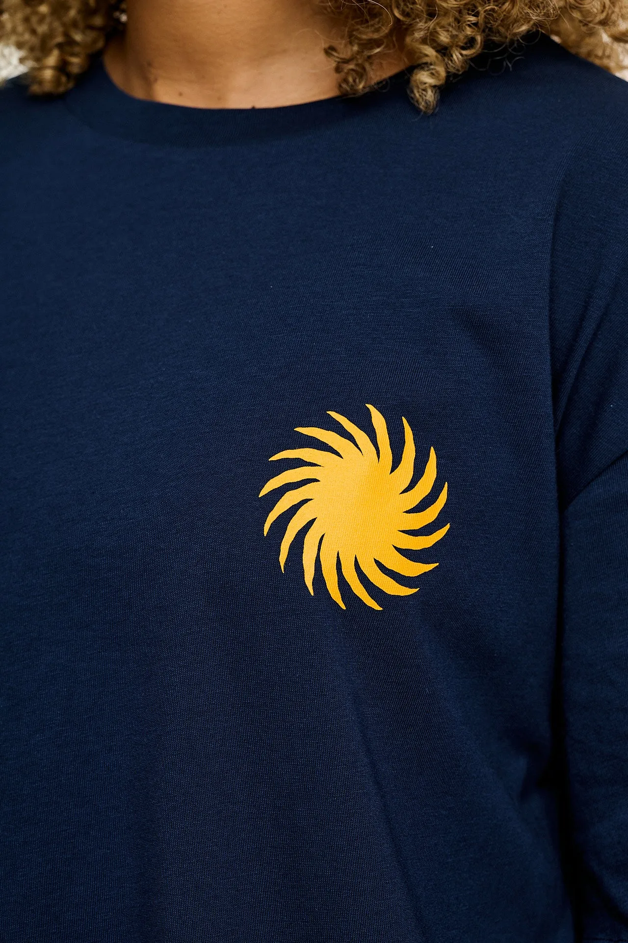 L.E. Benny - Oversized Tee in Artist Print by Nick Liefhebber sold by Lucy & Yak product image thumbnail 3