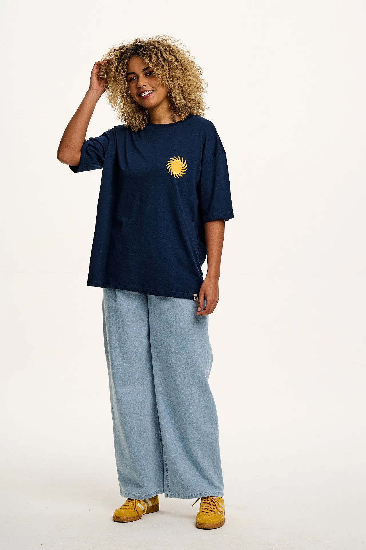 L.E. Benny - Oversized Tee in Artist Print by Nick Liefhebber sold by Lucy & Yak