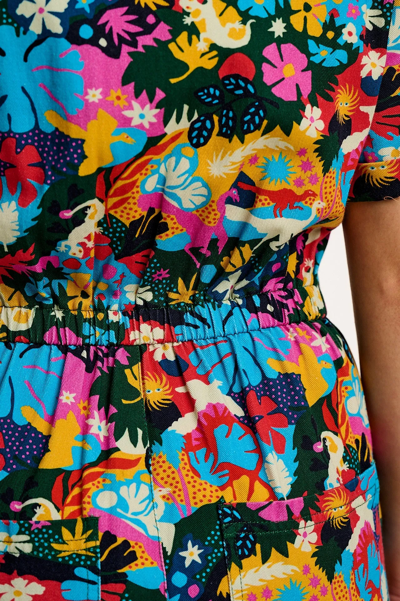 L.E. Ragan - Cotton Jumpsuit in Artist Print by Nick Liefhebber sold by Lucy & Yak product image thumbnail 5