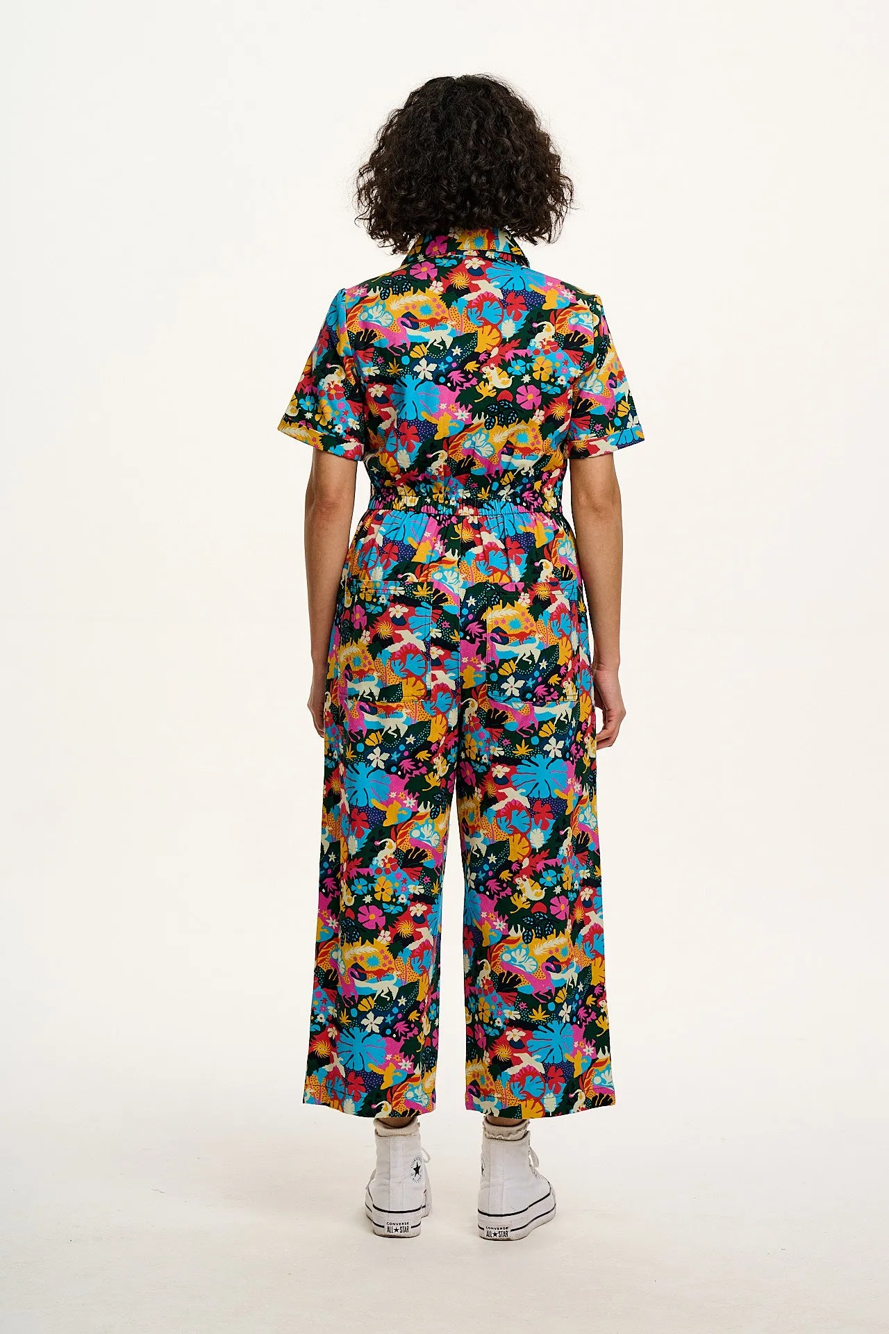 L.E. Ragan - Cotton Jumpsuit in Artist Print by Nick Liefhebber sold by Lucy & Yak product image thumbnail 4