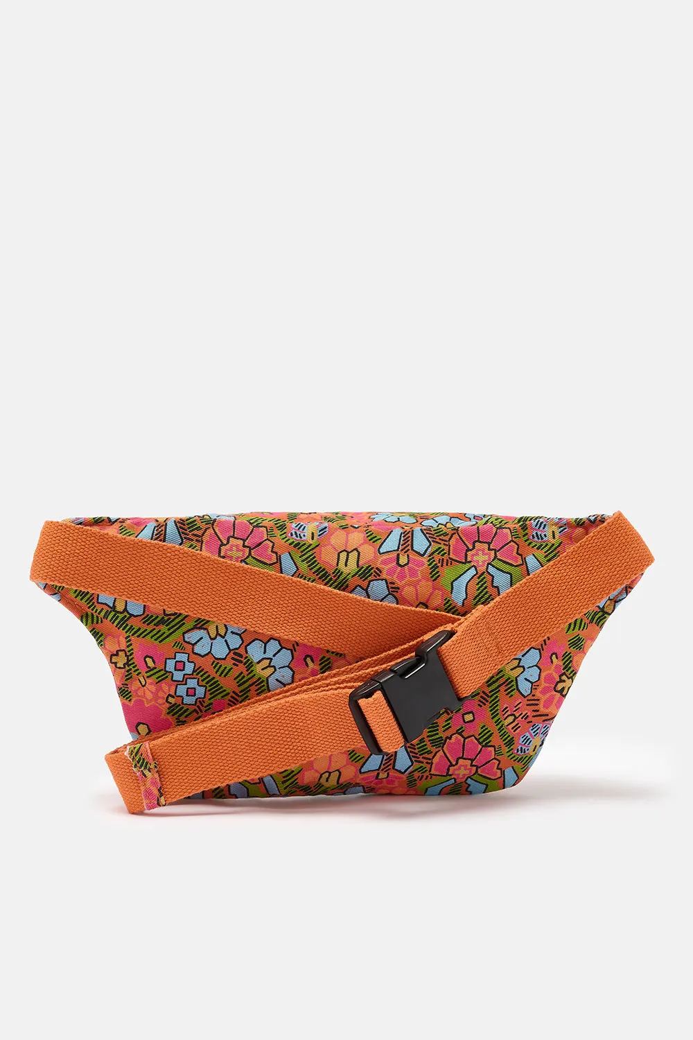 Brodie - Cotton Bumbag in Red Parati Print sold by Lucy & Yak product image thumbnail 3