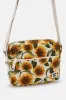 Dara - Cotton Crossbody Bag in Cream Sunflower Print sold by Lucy & Yak