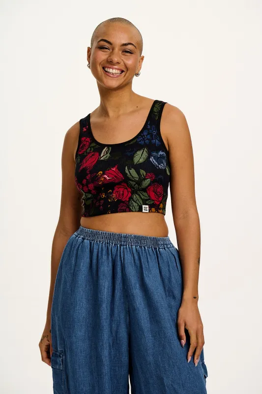 Josy - Vest Top in Maria Print sold by Lucy & Yak