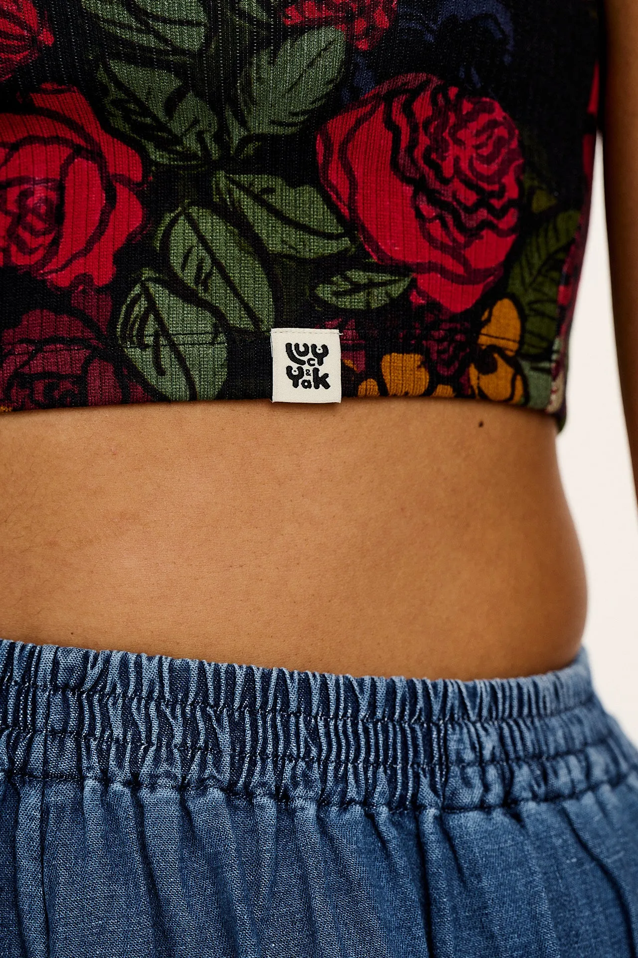 Josy - Vest Top in Maria Print sold by Lucy & Yak product image thumbnail 2