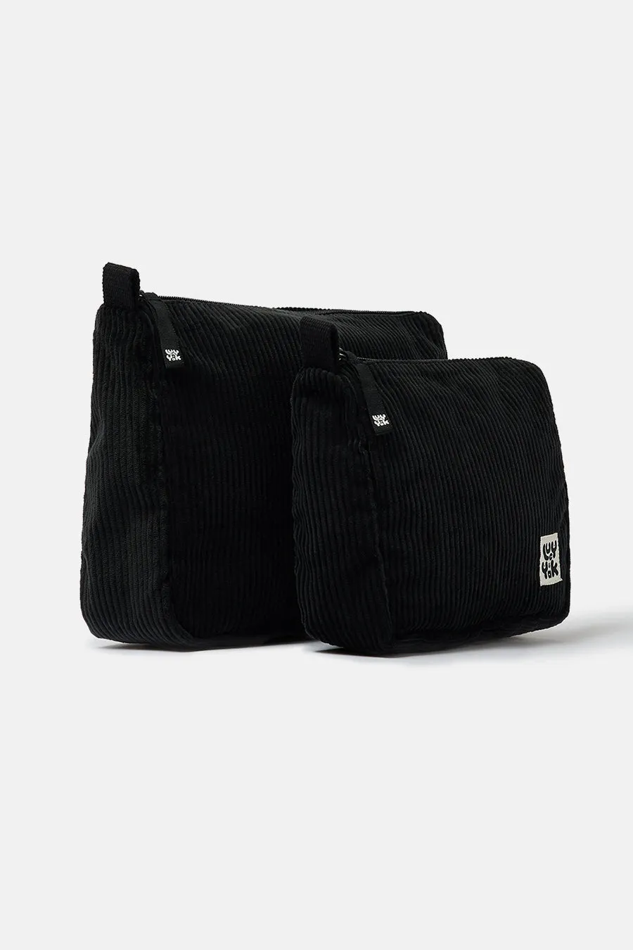 Malina - Corduroy Washbag in Black sold by Lucy & Yak product image thumbnail 2