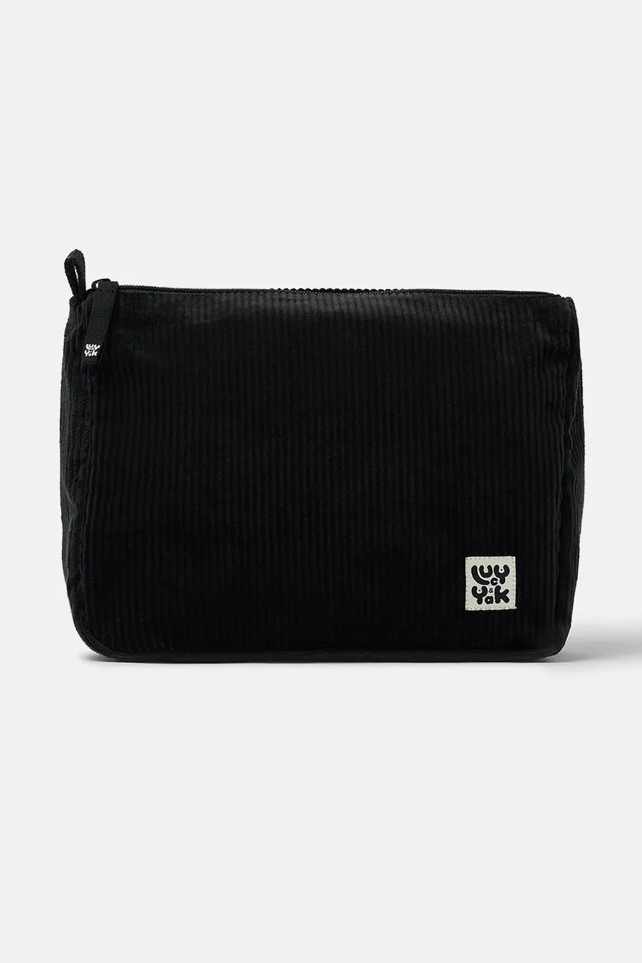 Malina - Corduroy Washbag in Black sold by Lucy & Yak product image thumbnail 3