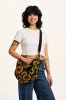 Blaine - Cotton Crossbody Bag in Sunflower Print sold by Lucy & Yak