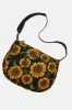 Blaine - Cotton Crossbody Bag in Sunflower Print sold by Lucy & Yak