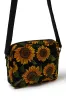 Dara - Cotton Crossbody Bag in Sunflower Print sold by Lucy & Yak