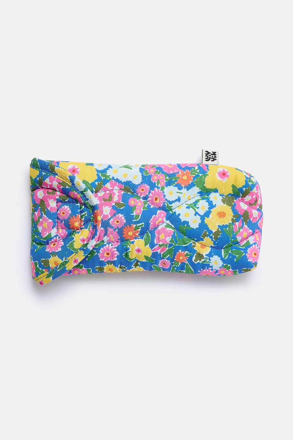 Naja - Sunglasses Case in Island Blooms Scribbled Floral Print sold by Lucy & Yak