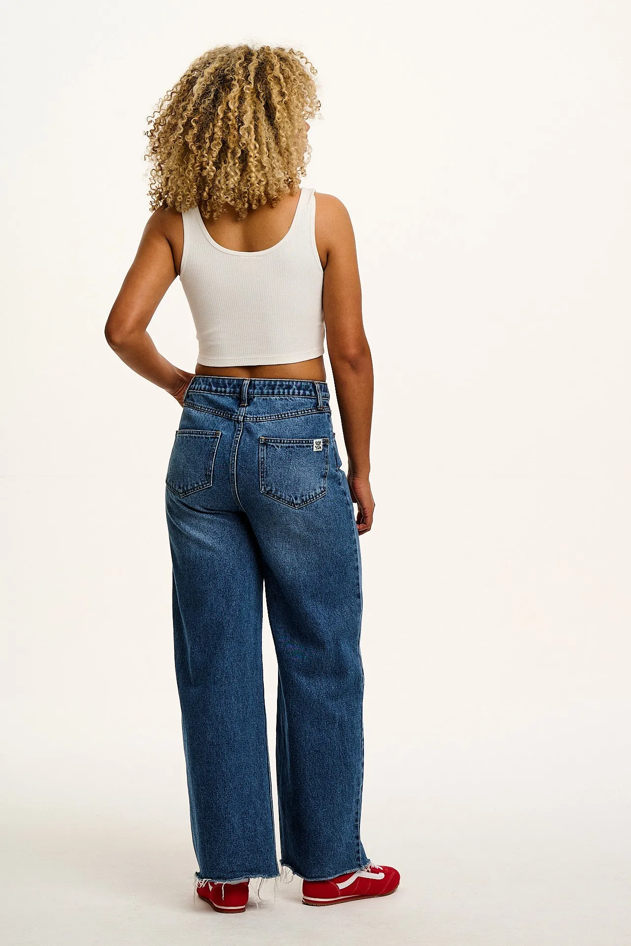 Josy - Vest Top in Ecru with Strawberry Embroidery sold by Lucy & Yak product image thumbnail 5