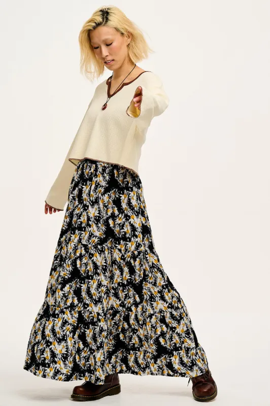 Brie Maxi Skirt: TENCEL™ Lyocell - Darcy Daisy sold by Lucy & Yak
