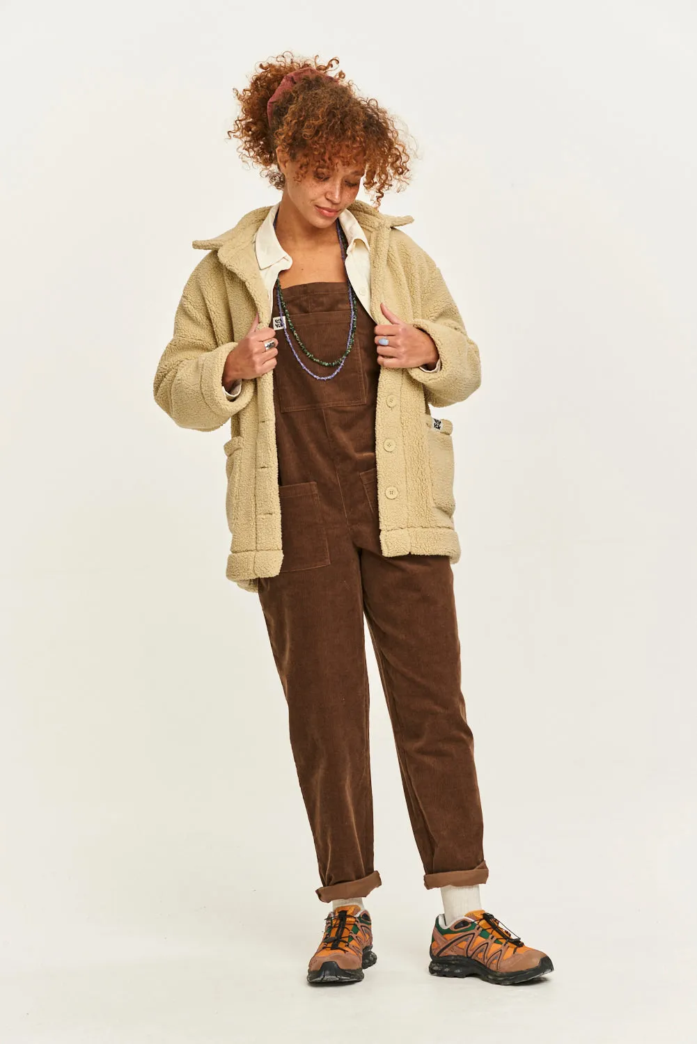 Rhoden - Fleece Jacket in Barley sold by Lucy & Yak product image thumbnail 4