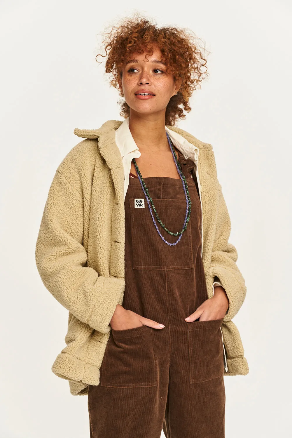 Rhoden - Fleece Jacket in Barley sold by Lucy & Yak