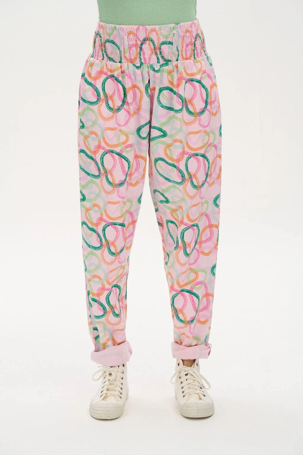 Alexa - Cotton Trousers in Jesse Print sold by Lucy & Yak product image thumbnail 5