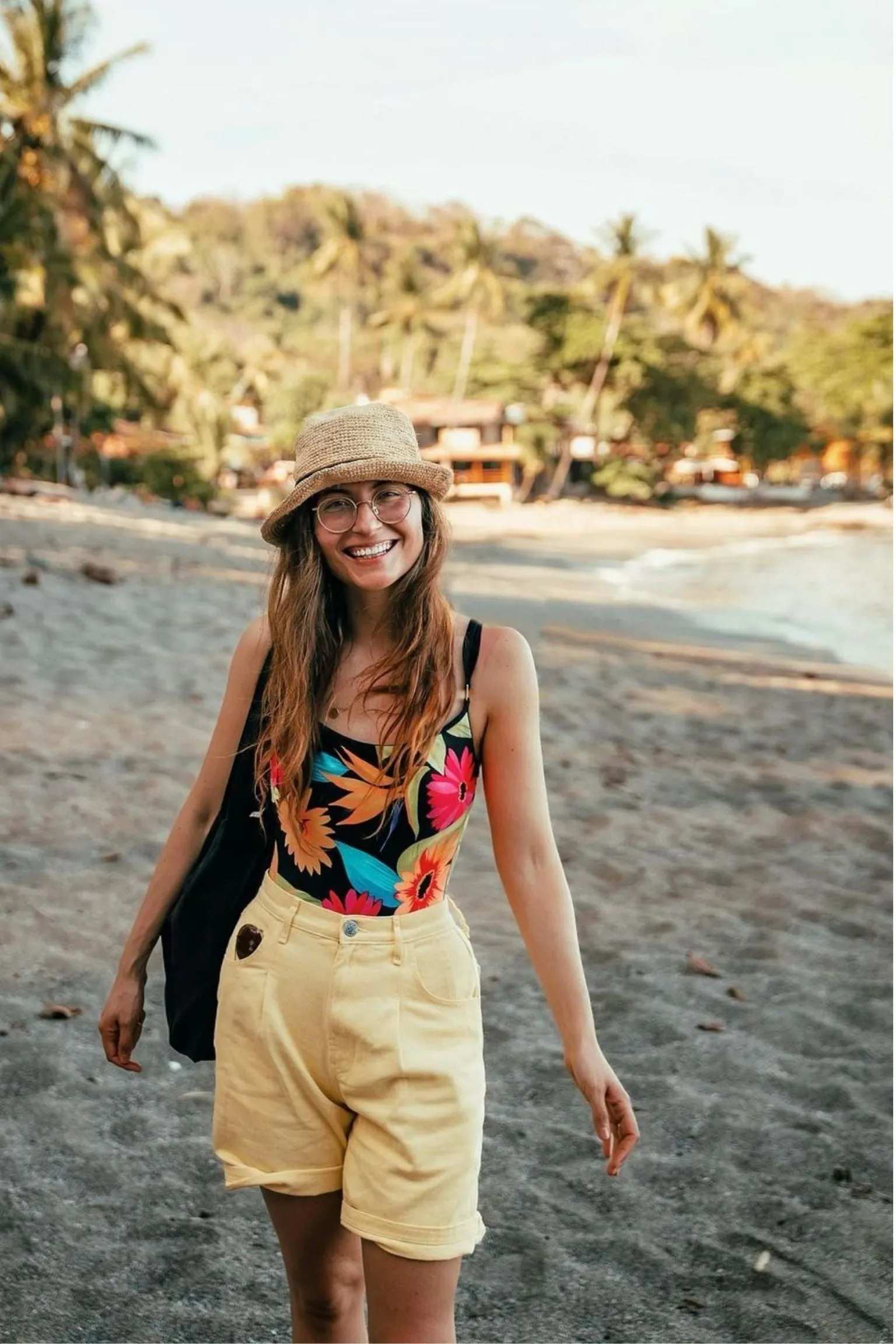 Bonnie - Cotton Short in Buttercup Yellow sold by Lucy & Yak