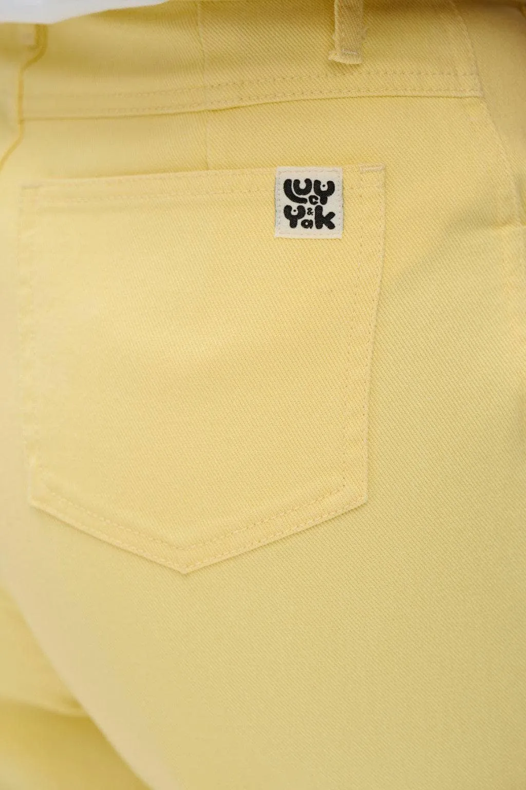 Bonnie - Cotton Short in Buttercup Yellow sold by Lucy & Yak product image thumbnail 3