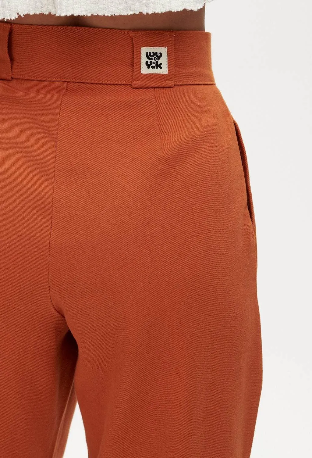 Addison - Cotton Jeans in Maple Orange (Old Fit) sold by Lucy & Yak product image thumbnail 5