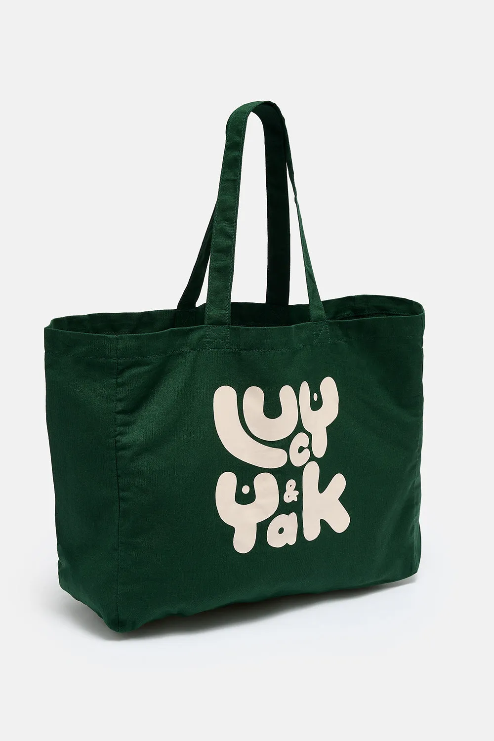 Large Tote Bag in Posy Green sold by Lucy & Yak product image thumbnail 2