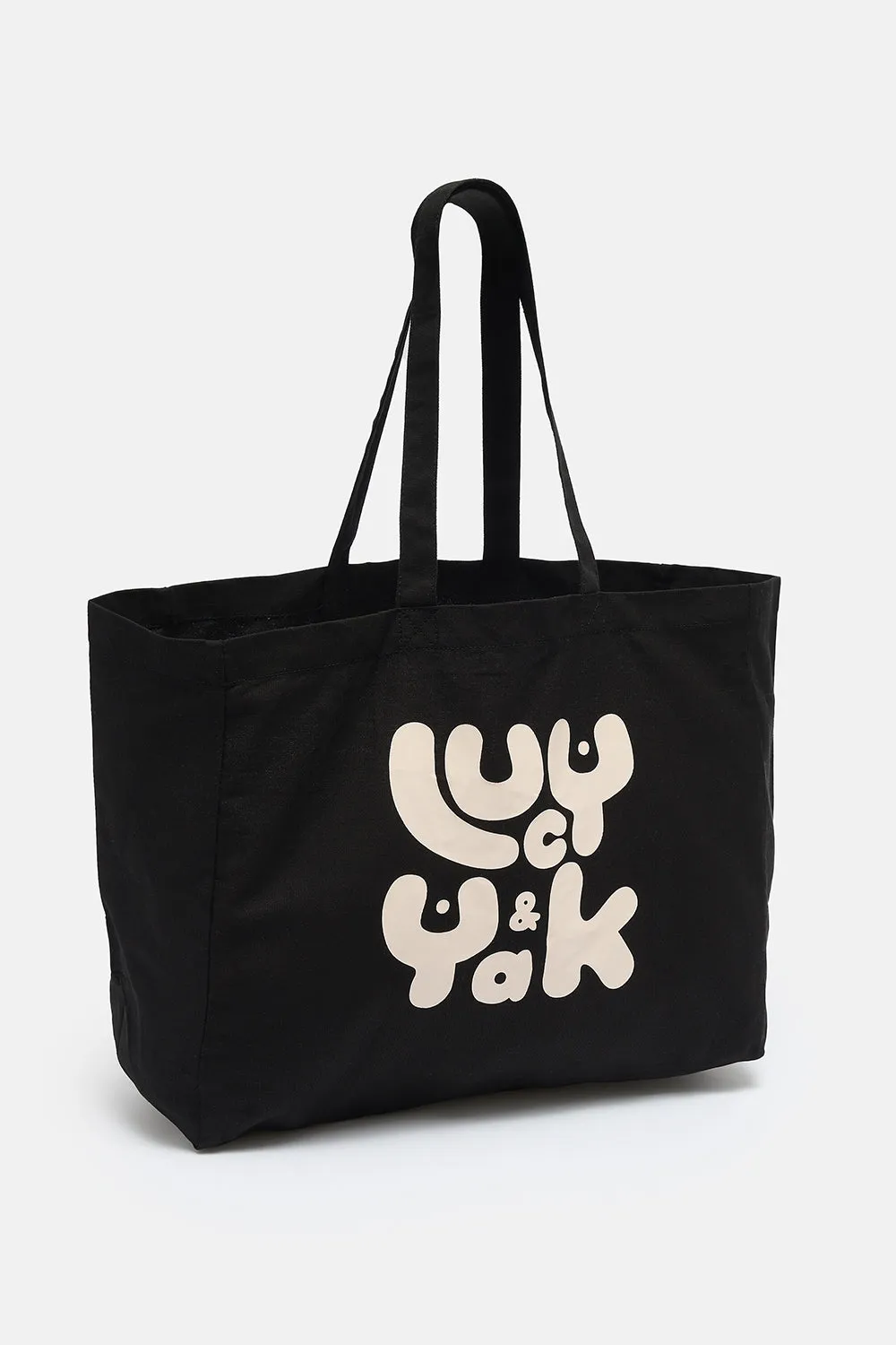 Large Tote Bag in Black sold by Lucy & Yak product image thumbnail 2